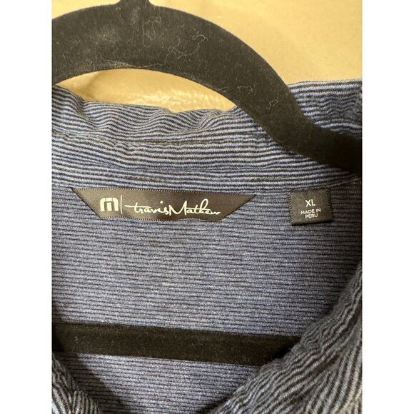 Travis Mathew Men's Blue Polo‎ size XL short sleeve collared pullover cotton - Picture 2 of 9